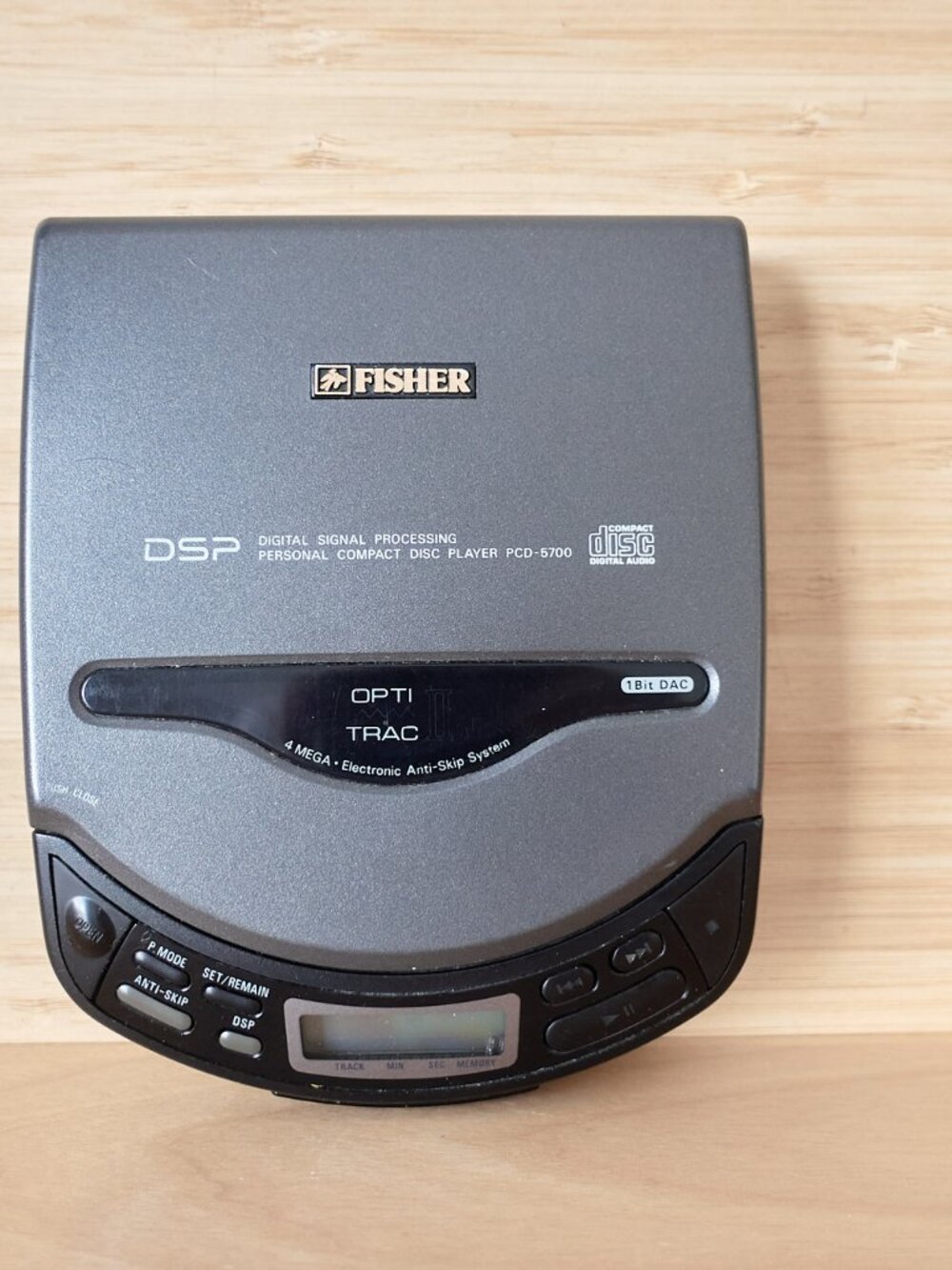 Vintage Fisher PCD-5700 Portable CD Player Tested Working